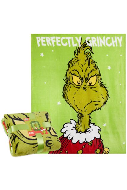 The Grinch Fleece Blanket in Green - image 1