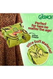 The Grinch Fleece Blanket in Green - thumbnail 5