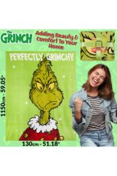 The Grinch Fleece Blanket in Green - thumbnail 6