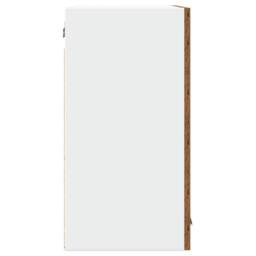 Berkfield Home Kitchen Wall Cabinet with Glass Door Old Wood 60x31x60 cm in Brown - Size: 60 x 31 x 60 cm - thumbnail 5
