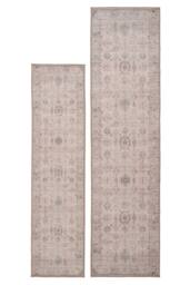 Kukoon Ivory Distressed Liquid Repellent Washable Long Hallway Runner Rug - Size: 60 cm x 240 cm - thumbnail 3