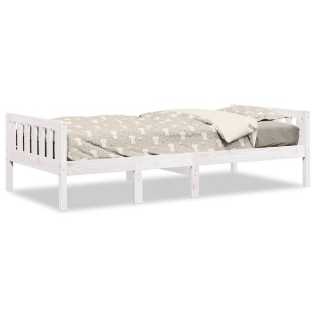 Berkfield Home Children's Bed without Mattress White 75x190 cm Solid Wood Pine - image 1