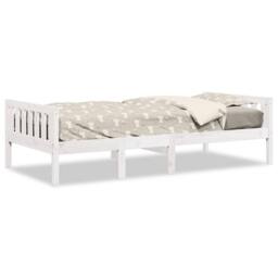 Berkfield Home Children's Bed without Mattress White 75x190 cm Solid Wood Pine - thumbnail 1