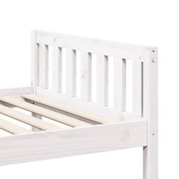 Berkfield Home Children's Bed without Mattress White 75x190 cm Solid Wood Pine - thumbnail 8