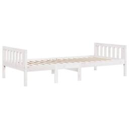 Berkfield Home Children's Bed without Mattress White 75x190 cm Solid Wood Pine - thumbnail 3