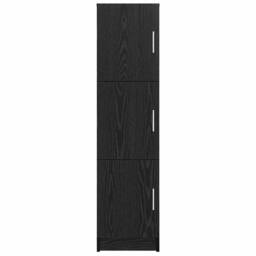 Berkfield Home Stunning Black Oak Sideboard Black Oak MDF & Wood Veneer Medium - thumbnail 6