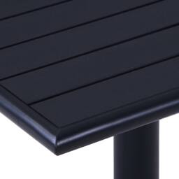 Berkfield Home Garden Table Black 60x60x75 cm - Size: 60 x 60 x 75 cm - thumbnail 4