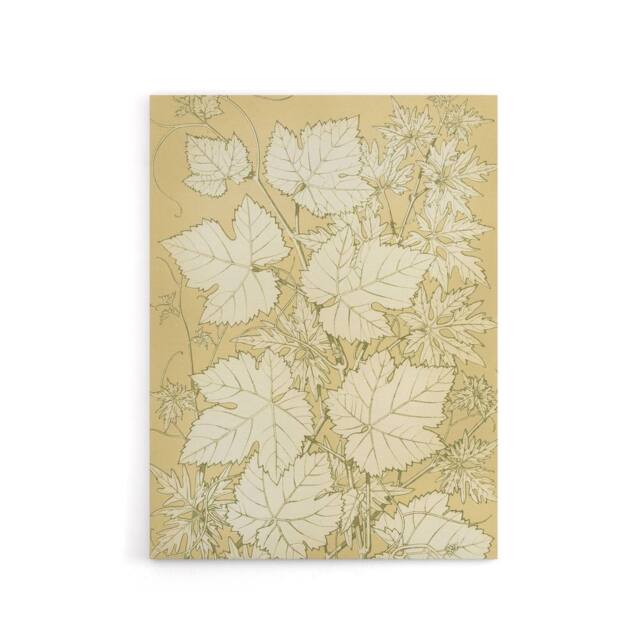 "Artery8 Leaves From Nature No 2 Botanical Jones Vintage Canvas Wall Art in Beige - Size: W18"" x H24""" - image 1
