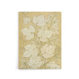 "Artery8 Leaves From Nature No 2 Botanical Jones Vintage Canvas Wall Art in Beige - Size: W18"" x H24""" - thumbnail 1