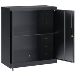 Berkfield Home File Cabinet Anthracite 79x40x90 cm Steel in Dark Grey - Size: 79 x 40 x 90 cm - thumbnail 4