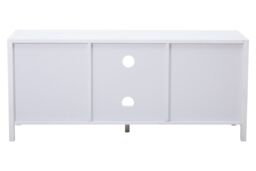 Orsina Functional White Wood Media Unit, Multi Pupose Sideboard Media Unit, Optimal Dimensions TV Cabinets - thumbnail 4