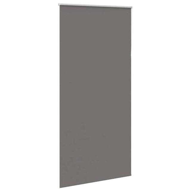 Berkfield Home Roller Blind Blackout Grey 110x210 cm Fabric Width 105.7 cm Polyester - image 1