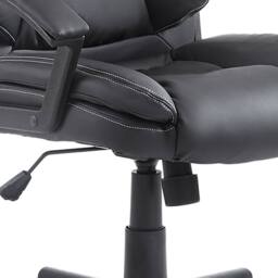 STILVORA High Back Office Chair with Adjustable Height, Black - thumbnail 7