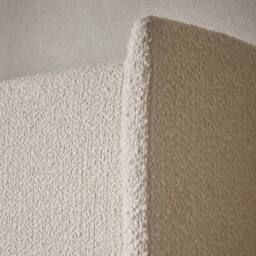 KDMD Ballater Boucle Upholstered Ivory Bed Frame - Size: Small Double - thumbnail 3