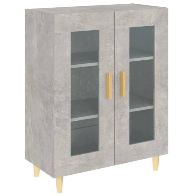 Berkfield Home Sideboard Concrete Grey 69.5x34x90 cm Engineered Wood - image 1