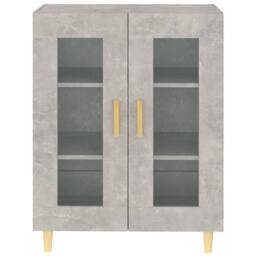 Berkfield Home Sideboard Concrete Grey 69.5x34x90 cm Engineered Wood - thumbnail 5