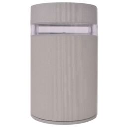 Berkfield Home Outdoor Semi-Cylindrical Wall Sconce Grey Aluminium - thumbnail 3