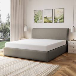 Artemis Home Bethany Fabric 180cm Superking Ottoman Bed Frame with Storage in Light Brown - Size: Super King - thumbnail 2