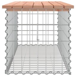 Berkfield Home Garden Bench Gabion Design 103x44x42 cm Solid Wood Douglas in Brown - Size: 103 x 44 x 42 cm - thumbnail 4