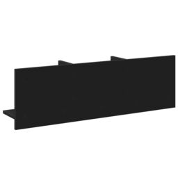 Berkfield Home Wall Cabinet 100x16.5x30 cm Black Engineered Wood - thumbnail 6