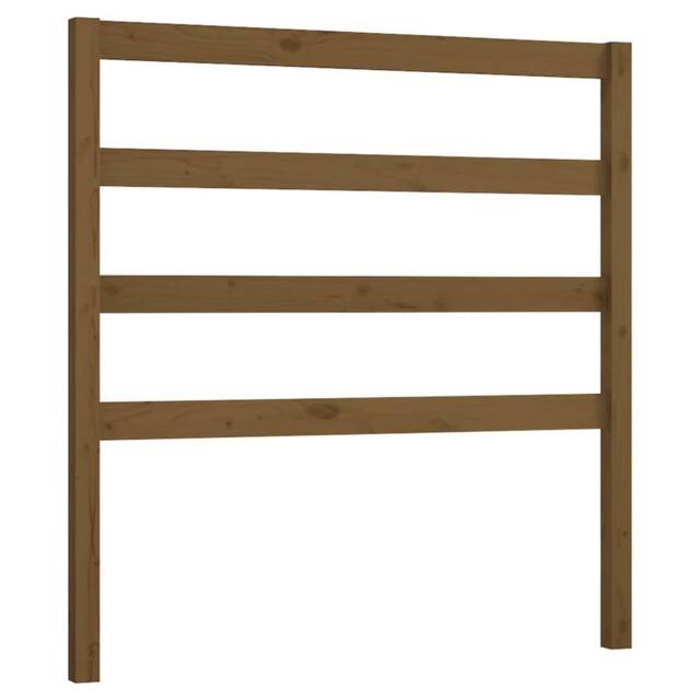 Berkfield Home Bed Headboard Honey Brown 81x4x100 cm Solid Wood Pine - Size: 81 x 4 x 100 cm - image 1