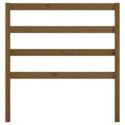 Berkfield Home Bed Headboard Honey Brown 81x4x100 cm Solid Wood Pine - Size: 81 x 4 x 100 cm - thumbnail 4