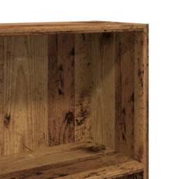 Berkfield Home Bookcase Old Wood 60x24x109 cm Engineered Wood in Brown - Size: 60 x 24 x 109 cm - thumbnail 7