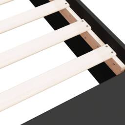 Berkfield Home Bed Frame without Mattress Black 100x200 cm - thumbnail 8