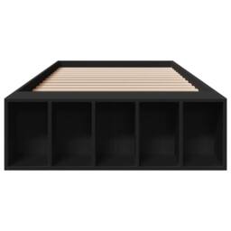 Berkfield Home Bed Frame without Mattress Black 100x200 cm - thumbnail 4