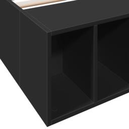 Berkfield Home Bed Frame without Mattress Black 100x200 cm - thumbnail 7