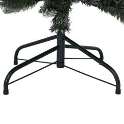 Berkfield Home Beautiful Artificial Christmas Tree with Flocked Snow 120 cm PVC&PE in White - thumbnail 7