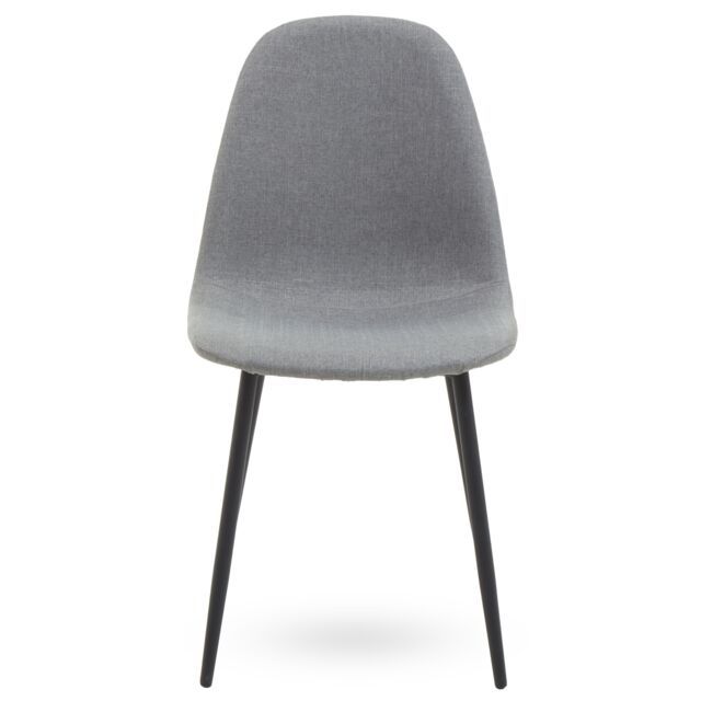 Orsina Modern Design Mink Fabric Dining Chair, Contemporary Modern Dining Chair, Comfortable Sturdy Modern Chair in Grey - image 1