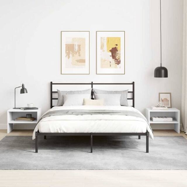 Berkfield Home Elegant Bedside Cabinets 2 pcs White 40x30x30 cm Engineered Wood - Size: 40 x 30 x 30 cm - image 1