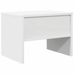 Berkfield Home Elegant Bedside Cabinets 2 pcs White 40x30x30 cm Engineered Wood - Size: 40 x 30 x 30 cm - thumbnail 7