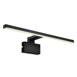 Nordlux Modern Indoor Wall Light Black Metal Intergrated LED 25, 000hrs - Mains Powered, IP44 - thumbnail 3
