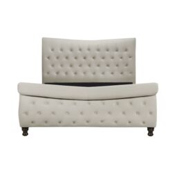 Birlea Copenhagen Upholstered Fabric Bed in Cream - Size: Super King - thumbnail 9