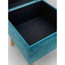 Minster Trunk - Wood - L33 x W33 x H42 cm - Blue - Size: 1 Pack - thumbnail 3