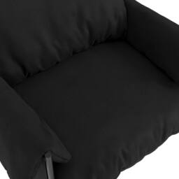 Lemon Pavilion Furniture Wardour Chair - House Weave/Metal - L86xW100xH83 cm - Onyx/Black in Black - thumbnail 5