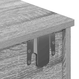 Berkfield Home Wall Shelf with Drawers Grey Sonoma 60x25x15 cm Engineered Wood - Size: 60 x 25 x 15 cm - thumbnail 9