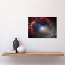 "Artery8 NASA Hubble James Webb Telescope Spiral Galaxy NGC 1512 Wall Art Print - Size: W24"" x H32""" - thumbnail 2