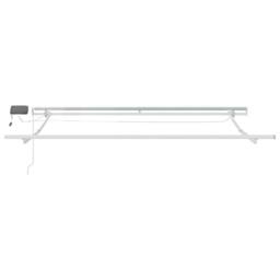 Berkfield Home Manual Retractable Awning with LED Anthracite&White 300x250 cm - thumbnail 8
