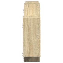 Berkfield Home Wall Shelf Sonoma Oak 159x18x65 cm Engineered Wood in Brown - Size: 159 x 18 x 65 cm - thumbnail 5