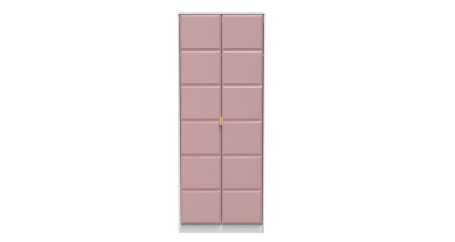Ready Assembled 2 U Metro 2 Door Wardrobe (Ready Assembled) in Dusty Pink - image 1