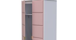 Ready Assembled 2 U Metro 2 Door Wardrobe (Ready Assembled) in Dusty Pink - thumbnail 5