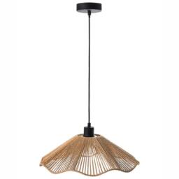 Wyld and Coco Pendant Lamp - Natural Handmade Paper Shade Rustic Boho - thumbnail 6