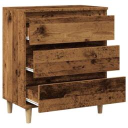Berkfield Home Sideboard Old Wood 60x35x70 cm Engineered Wood in Brown - Size: 60 x 35 x 70 cm - thumbnail 7