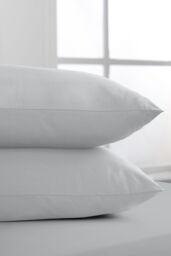 Bianca 400 Thread Count Cotton Sateen Standard Pillowcases in Grey - Size: Standard Pillow Case - thumbnail 1