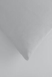Bianca 400 Thread Count Cotton Sateen Standard Pillowcases in Grey - Size: Standard Pillow Case - thumbnail 3
