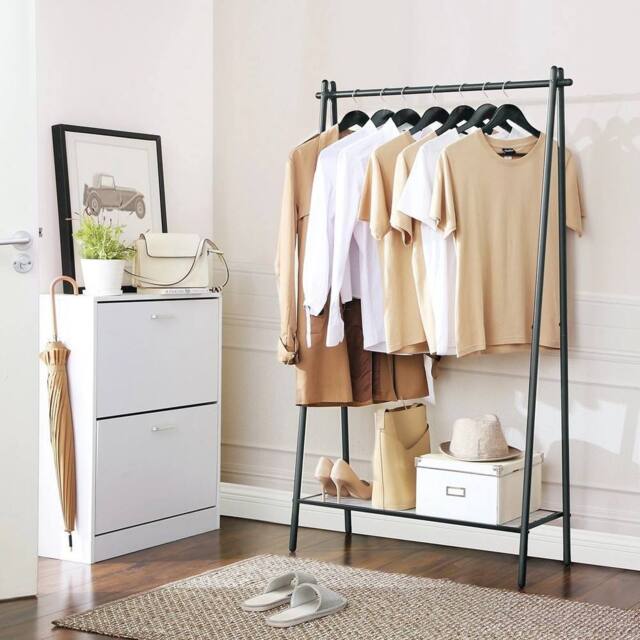 SPETLEK Clothes Rack with Steel Structure Garment Rack in Black - image 1