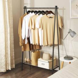 SPETLEK Clothes Rack with Steel Structure Garment Rack in Black - thumbnail 5